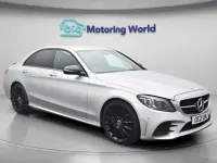 Used Mercedes C220 AMG line 194 HP (142 kW) 2021 Silver Sedan