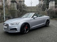 Begagnad Audi A5 Cabriolet S-Line 190 HK (139 kW) 2017 Silver Cab