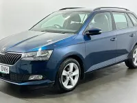Used Skoda Fabia SE L 95 HP (69 kW) 2020 Blue Hatchback