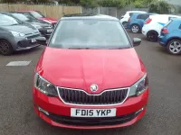 Used Skoda Fabia SE L 110 HP (80 kW) 2015 Red Hatchback