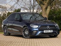 Used Mercedes E200 AMG line 200 HP (147 kW) 2022 Blue Estate
