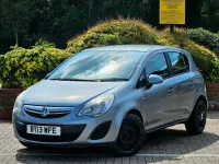 Begagnad Vauxhall Corsa 80 HK (58 kW) 2013 Silver Halvkombi