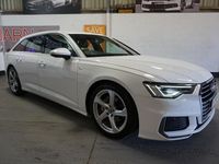 Begagnad Audi A6 S-Line 2019 Vit Kombi