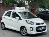 Used Kia Picanto 84 HP (61 kW) 2016 White Hatchback