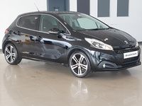 Used Peugeot 208 GT-line 109 HP (80 kW) 2019 Black Hatchback
