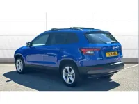 Used Skoda Karoq SE 150 HP (110 kW) 2018 Blue SUV