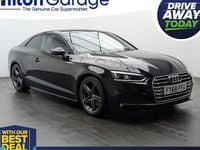 Used Audi A5 S-Line 150 HP (110 kW) 2018 Black Coupe