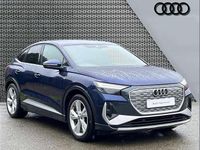 Used Audi Q4 Sportback e-tron S-Line 150 kW (204 HP) 2021 Blue SUV