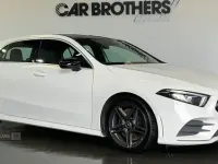 Used Mercedes A250 AMG line 2019 White Hatchback