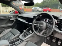 Used Audi A3 S-Line 110 HP (80 kW) 2021 Red Sedan