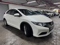 Used Honda Civic S 2014 White Hatchback