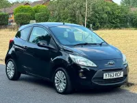 Used Ford Ka Zetec 2013 Black Hatchback