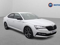 Used Skoda Superb SportlinePlus 190 HP (139 kW) 2023 White Hatchback