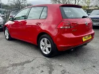 Used VW Golf VII Edition 110 HP (80 kW) 2016 Red Hatchback