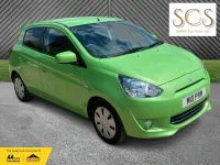 Used Mitsubishi Mirage 2014 Green Hatchback