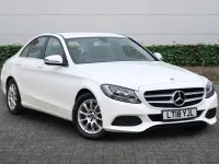 Used Mercedes C220 SE 2018 White Sedan