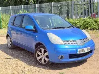 Used Nissan Note Tekna 110 HP (80 kW) 2008 Blue Hatchback