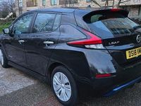 Used Nissan Leaf Visia 110 kW (150 HP) 2018 Black Hatchback