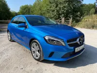 Used Mercedes A180 Premium 122 HP (89 kW) 2015 Blue Hatchback