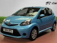 Used Toyota Aygo 2014 Blue Hatchback