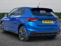 Used Skoda Fabia Monte Carlo 85 HP (62 kW) 2024 Race blue metallic black magic pearl effect Hatchback