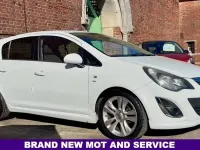 Begagnad Vauxhall Corsa 100 HK (73 kW) 2013 Vit Halvkombi