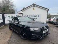 Used Audi A5 Cabriolet S-Line 190 HP (139 kW) 2016 Black Cabriolet