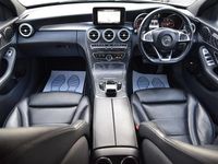 Used Mercedes C220 AMG line 170 HP (125 kW) 2017 Silver Sedan