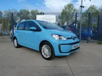Used VW up! move up! 60 HP (44 kW) 2016 Blue Hatchback
