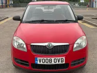 Used Skoda Fabia 60 HP (44 kW) 2008 Red Hatchback
