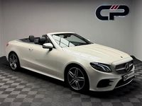 Used Mercedes E220 AMG line 194 HP (142 kW) 2017 White Cabriolet