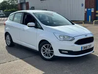 Used Ford C-MAX Zetec 125 HP (91 kW) 2016 White MPV