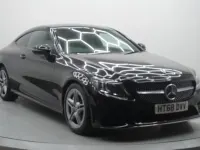 Used Mercedes C300 AMG line 258 HP (189 kW) 2019 Black Coupe