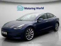 Used Tesla Model 3 Performance 461 kW (627 HP) 2020 Blue Sedan
