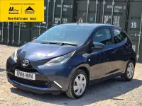 Used Toyota Aygo X-play 68 HP (50 kW) 2016 Blue Hatchback