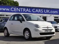 Used Fiat 500 Pop 69 HP (50 kW) 2017 White Hatchback