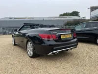 Used Mercedes E220 AMG line 2016 Black Cabriolet