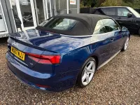 Used Audi A5 Cabriolet S-Line 2017 Blue Cabriolet