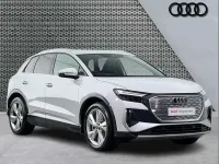 New Audi Q4 e-tron S-Line 150 kW (204 HP) 2026 White SUV