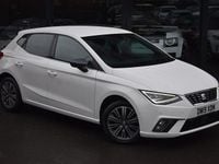 Used Seat Ibiza XCELLENCE 95 HP (69 kW) 2019 White Hatchback