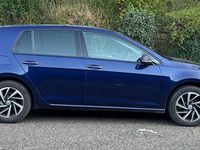 Used VW Golf VII Match 150 HP (110 kW) 2019 Blue Hatchback