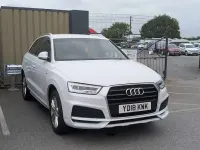 Used Audi Q3 S-Line 150 HP (110 kW) 2018 White SUV