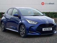 Used Toyota Yaris Hybrid Design 116 HP (85 kW) 2021 Blue Hatchback