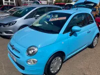 Used Fiat 500 Pop 69 HP (50 kW) 2016 Blue Hatchback