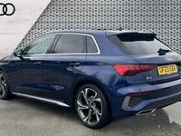 Used Audi A3 S-Line 150 HP (110 kW) 2023 Blue Sedan