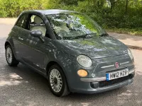 Used Fiat 500 Lounge 69 HP (50 kW) 2012 Grey Hatchback