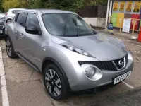 Used Nissan Juke N-TEC 110 HP (80 kW) 2013 Silver SUV