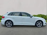 Used Audi A3 S-Line 150 HP (110 kW) 2018 White Sedan