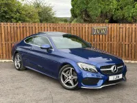 Used Mercedes C220 AMG Line Premium 2016 Blue Coupe