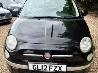 Used Fiat 500 Lounge 85 HP (62 kW) 2012 Black Hatchback